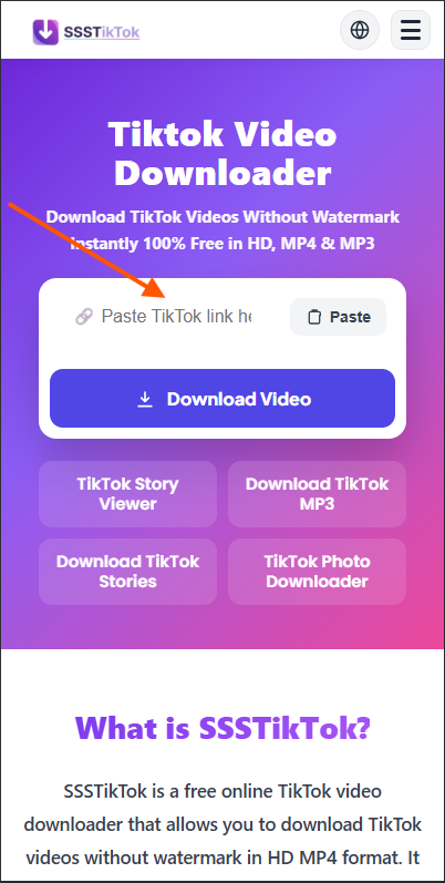 🔗 Step 2: Paste the Link step